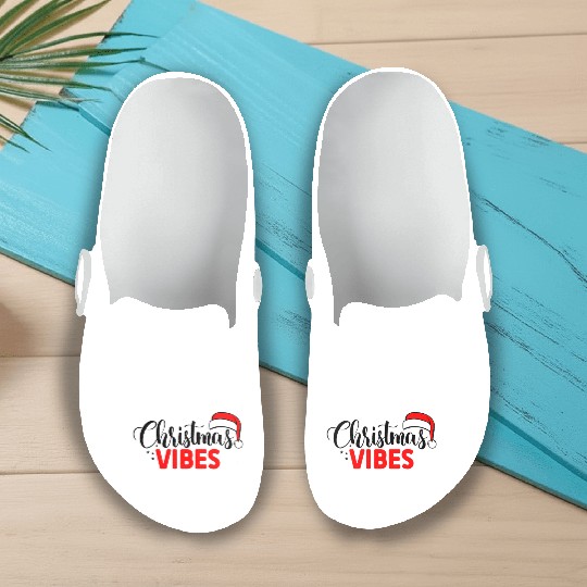 Christmas Vibes Unisex Garment Slip On Clogs