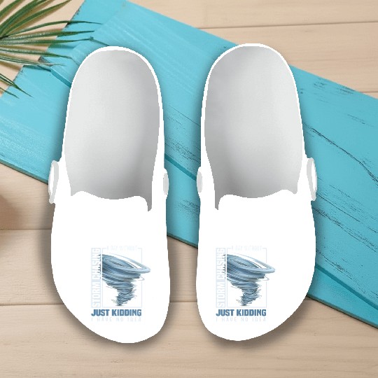 Storm chaser gift idea | Tornado meteorologists Slip On Clogs