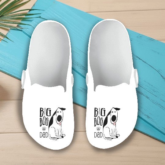 Big Dog Dad Slip On Clogs