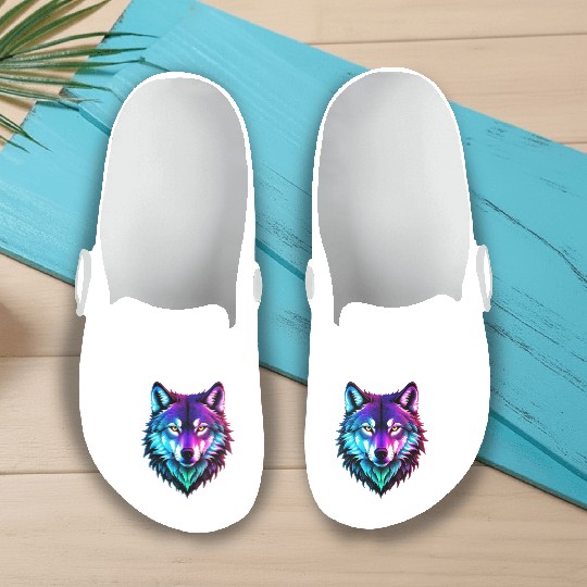 Alpha Wolf Slip On Clogs