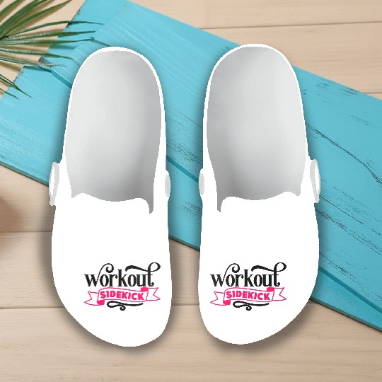 Workout sidekick Funny Pregnancy Slip On Clogs
