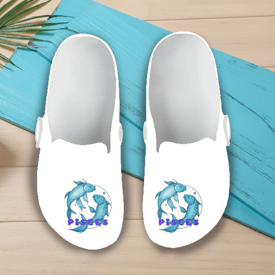 Pisces Horoscope Slip On Clogs