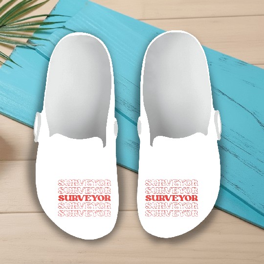 Surveyor Mapper Land Surveyor Geospatial Expert Slip On Clogs
