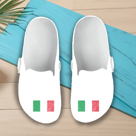 Pompeii Flag Italy Geology Slip On Clogs