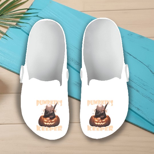 Pumpkin's Keeper Evil Killer Anime Jack O Lantern Slip On Clogs