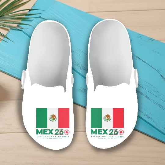 Mexico World Cup 2026 Slip On Clogs Soccer