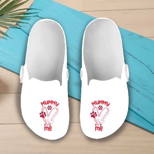 Mummy loves me Slip On Clogs