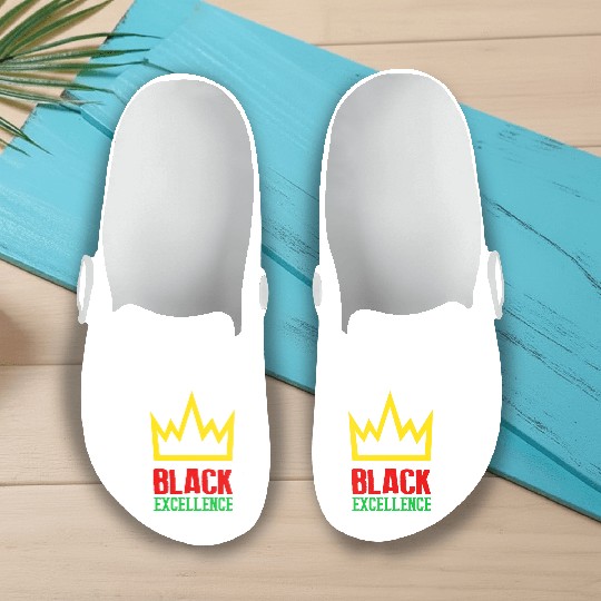 Black Excellence Slip On Clogs