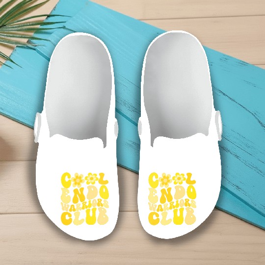 Cool Endometriosis Warriors Club Slip On Clogs
