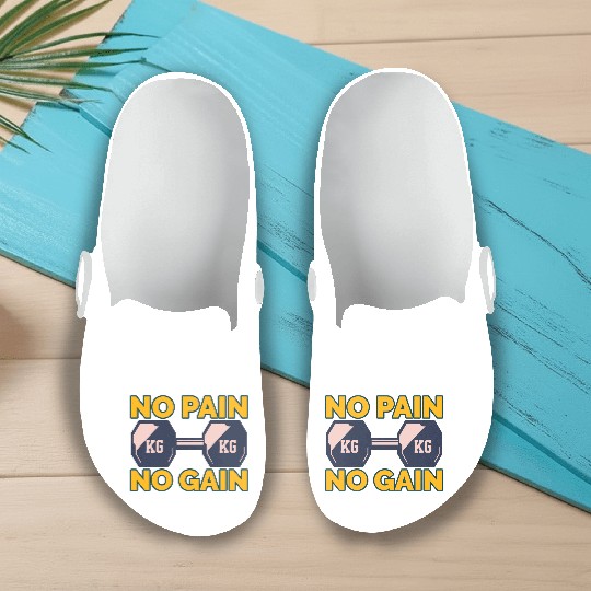 No Pain No Gain Slip On Clogs