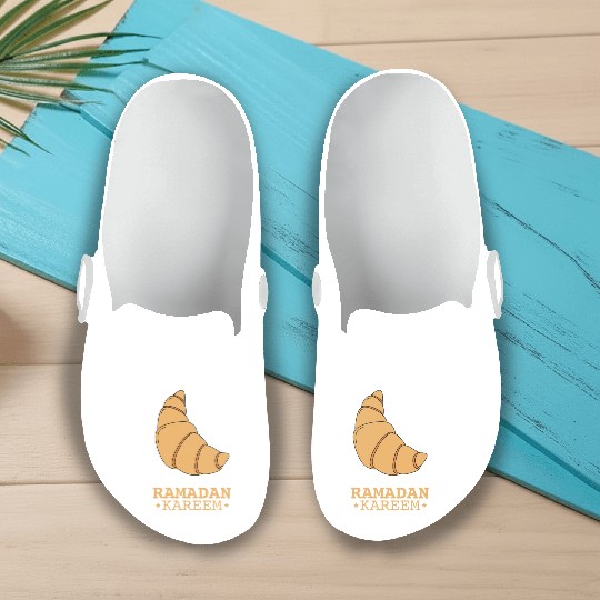 The crescent croissant is a sweet combination Slip On Clogs