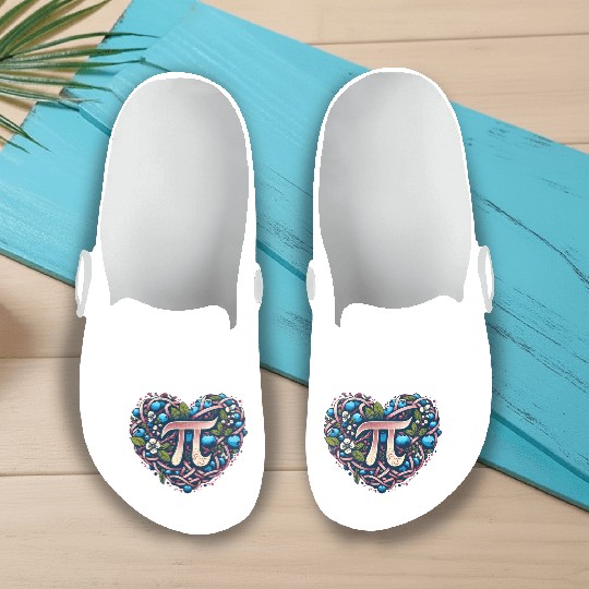 Blueberry Pi Day Slip On Clogs