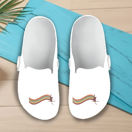 Skiing Mountains Winter sports Nature Slip On Clogs
