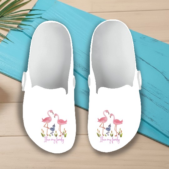 I LOVE MY FAMILY PRINTABLE Slip On Clogs