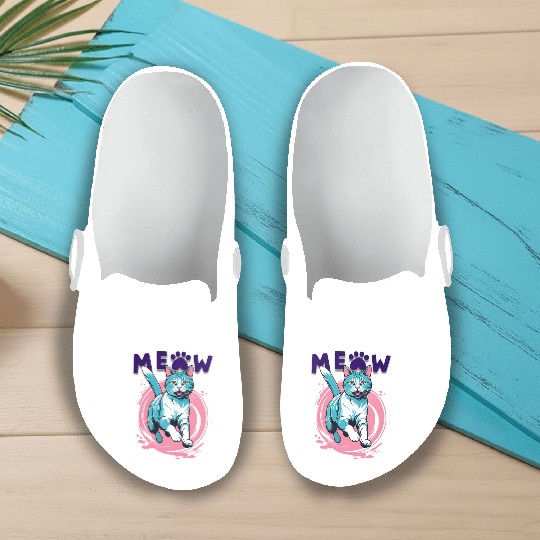 meow Slip On Clogs