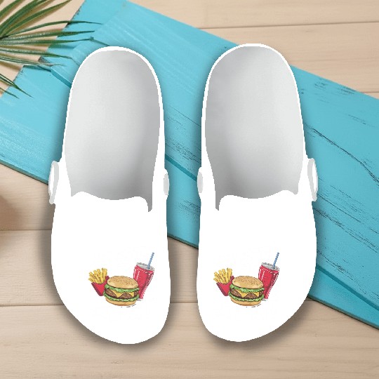 Best Day Ever Fast Food Enthusiast Treat Slip On Clogs