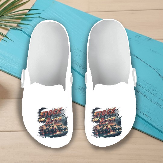 STOCK CAR RACER Slip On Clogs