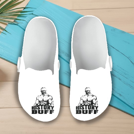 Theodore Roosevelt History Buff Funny Gym Gift Ide Slip On Clogs