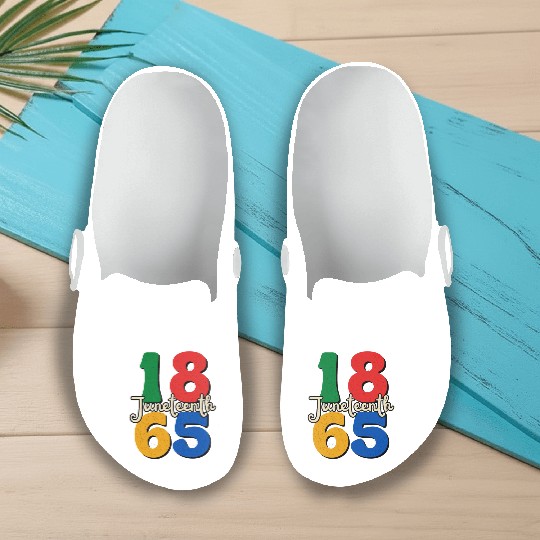 Freedom day Juneteenth 1865 Slip On Clogs