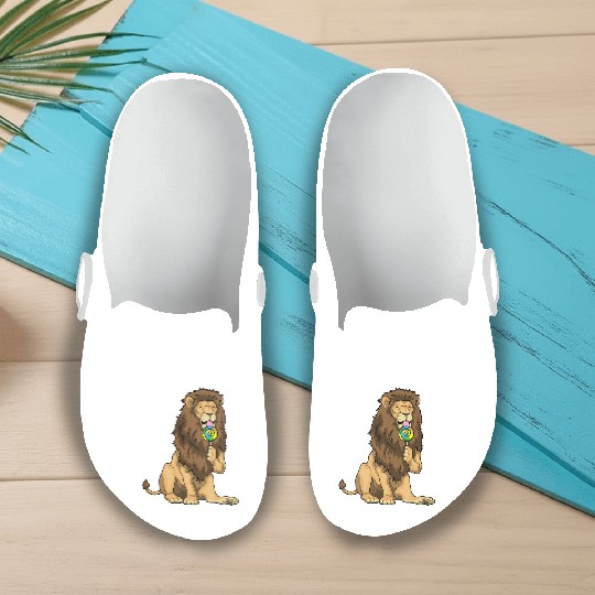 Lion Lollipop Slip On Clogs