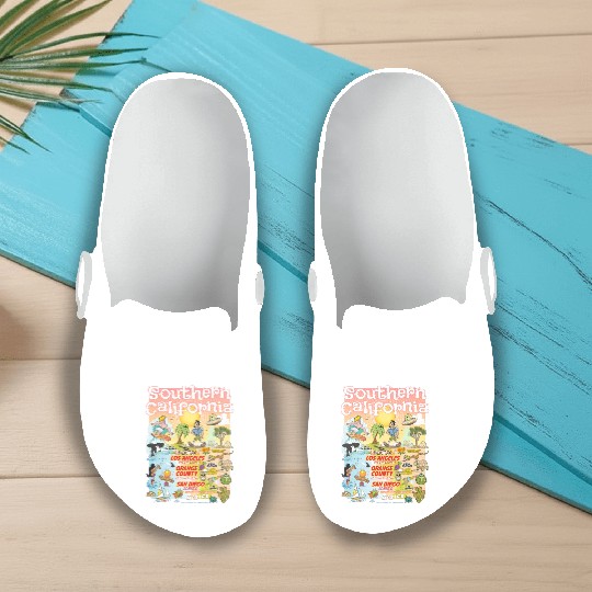 Southern California Paradise Slip On Clogs