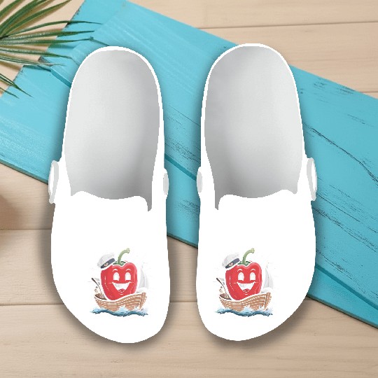 Bell Pepper Sailing Slip On Clogs