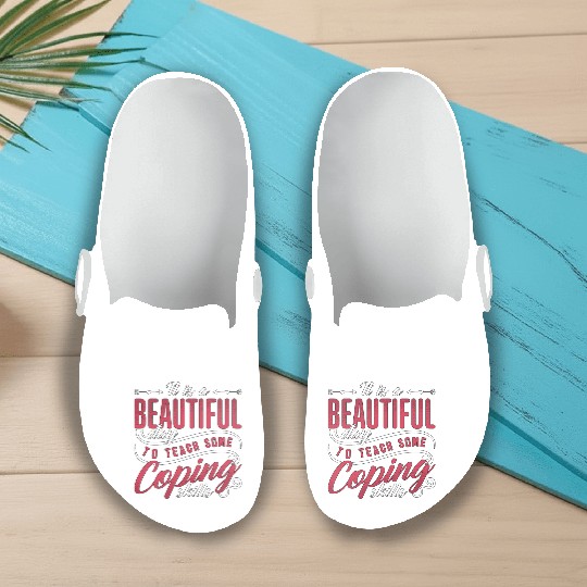 School Counselor It Is A Beautiful Day Social Work Slip On Clogs