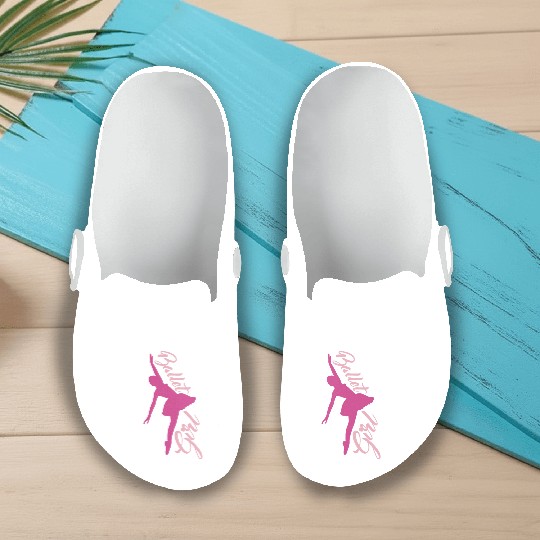 Ballet Dancer Girl Slip On Clogs