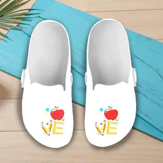 Funny Back To School Love School Counselor Slip On Clogs