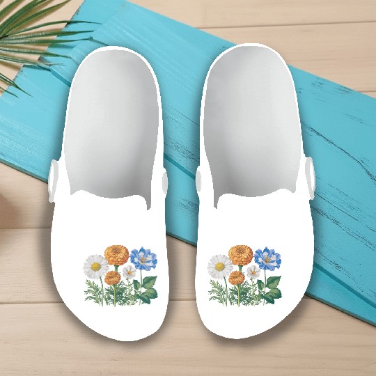 Little Wildflower Slip On Clogs