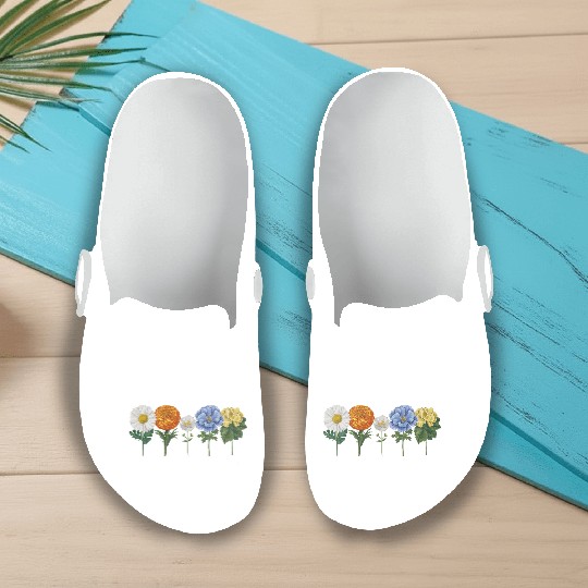 Little Wildflower Slip On Clogs