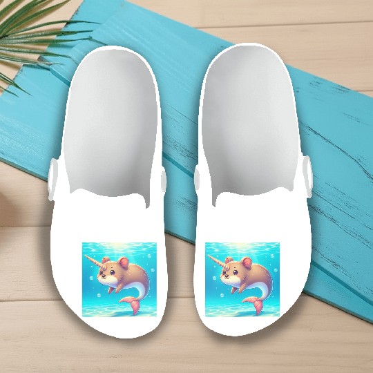 The narwhal-qoukka Slip On Clogs
