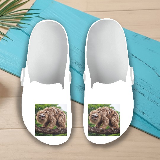 The hyena-sloth Slip On Clogs