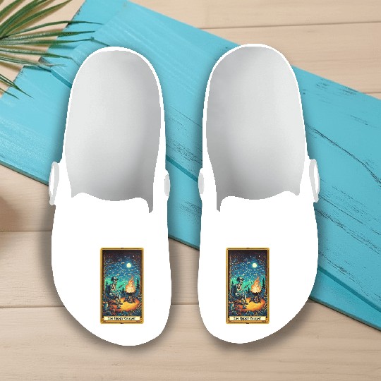 The Happy Camper Tarot Slip On Clogs
