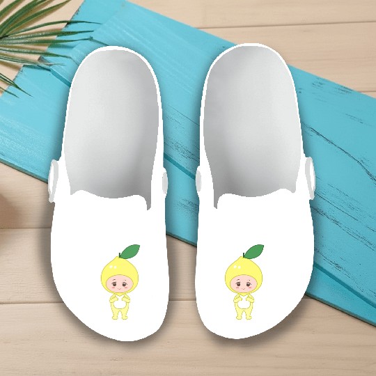 back to school Lemon Slip On Clogs