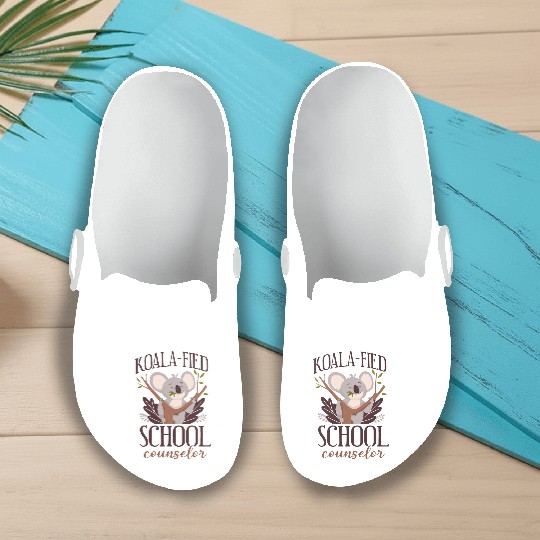 School Counselor Koala Koala-Fied Slip On Clogs