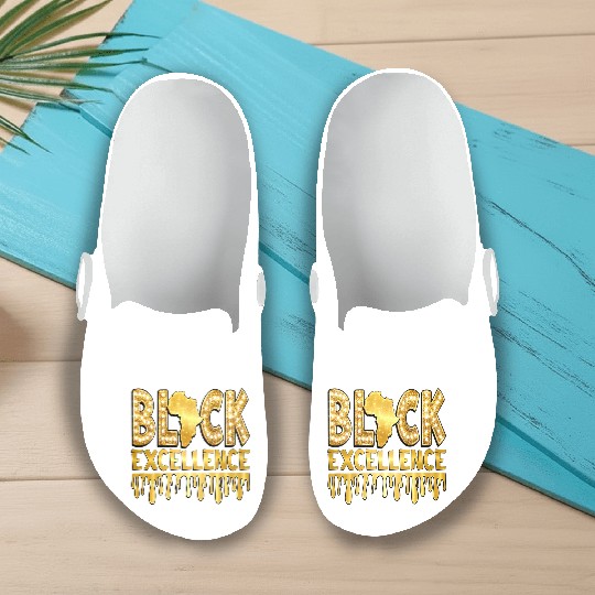 Black Excellence Slip On Clogs