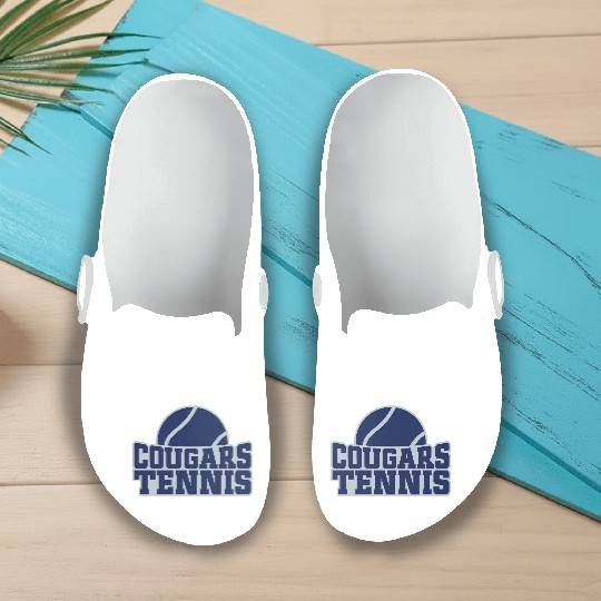 Cougars Tennis Design 1 Slip On Clogs