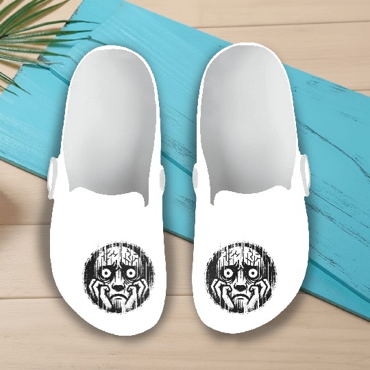 Anxiety Portrait Slip On Clogs