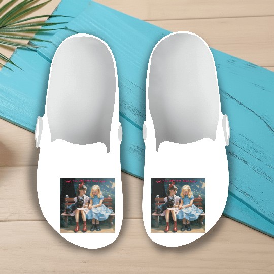 Dorothy and Alice hilarious Slip On Clogs