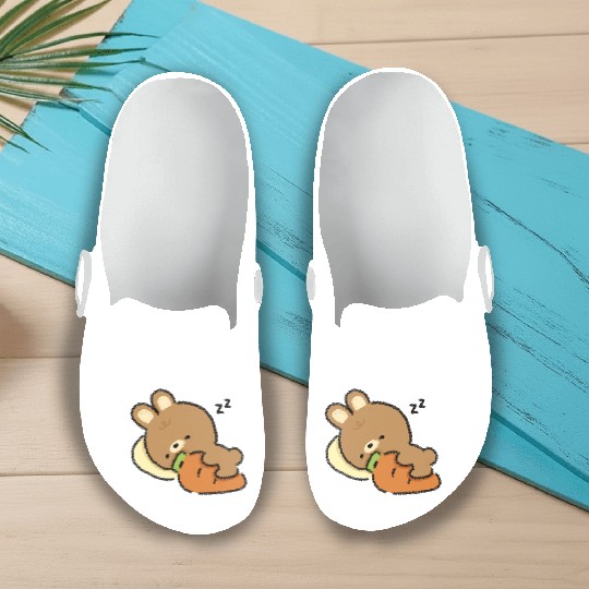 Bunny and Carrot Slip On Clogs