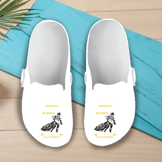Motorcycle Speedway Racing Slip On Clogs