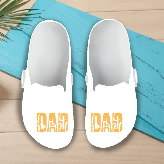 Only Louder & Proudere Dad Funny Gymnastics Dad Slip On Clogs