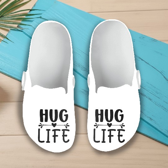 Hug life Heart Slip On Clogs
