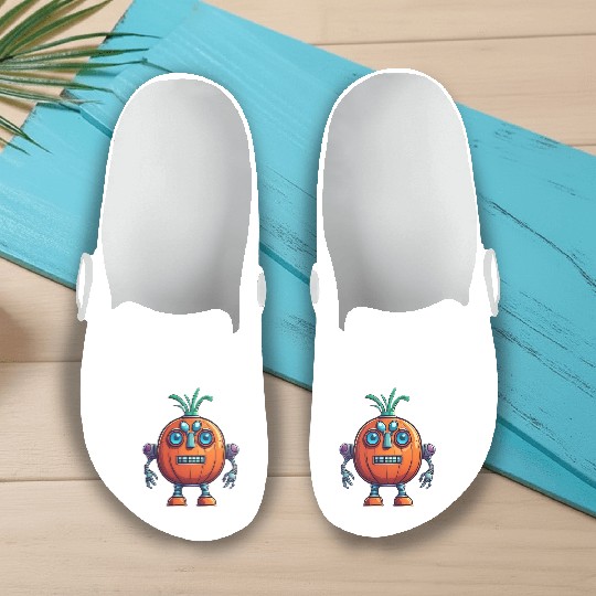 Robot Onion Slip On Clogs