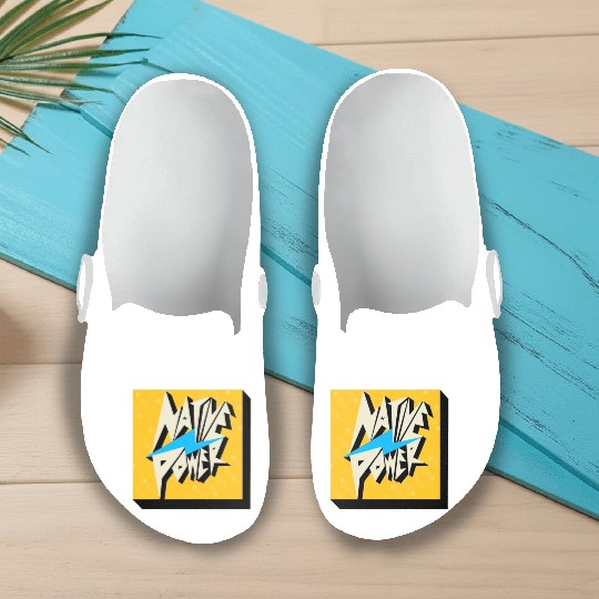 Indigenous People Logos Slip On Clogs