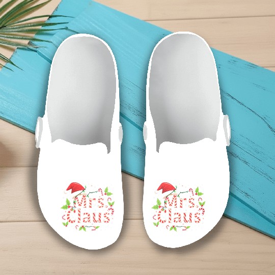 MRS CLAUS Slip On Clogs