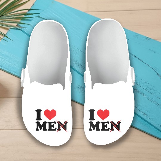 I Love Me Not Men Slip On Clogs