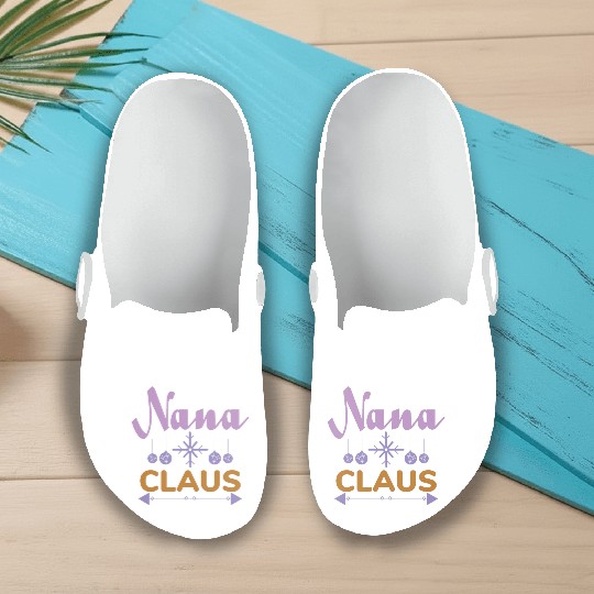 Nana Claus Slip On Clogs