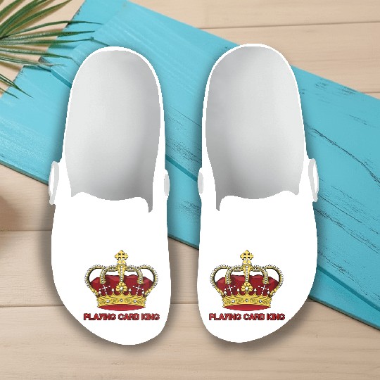 Playing card king ## Slip On Clogs